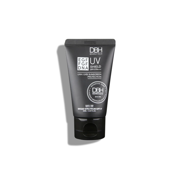 未開封 日焼け止DBH UV SHIELD SPF 47+ PA+++ 60ml DERMAESTHETICS EGF UV SHIELD: EGF FGF DNA SUN PROTECTION